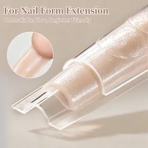 Gel de extensión de uñas brillante 3 en 1 para construcción y color profesional