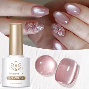 BORN PRETTY Rose Cat Eye Gel Nagellak 10ml met magnetisch glinstereffect voor manicure
