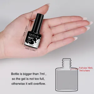 Vernis de finition laiteux LILY'CUTE avec dimensions et explication de capacité 7ml