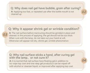 Guide de dépannage et FAQ pour l'application du gel d'extension d'ongles Born Pretty