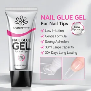 Colle à ongles en tube BORN PRETTY 30ml pour une adhérence durable des capsules et strass