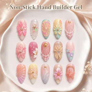 Gel de construction d'ongles non collant de 15ml pour sculpture 3D et extension d'ongles