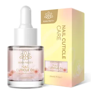Born Pretty Cuticle Oil And Nail Cuticle Remover Flower Infused Nourishing Repairing Liquid For Nail Art Care Manicure Tools