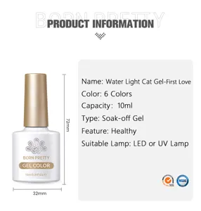 Specifiche del prodotto gel per unghie Born Pretty e dimensioni della bottiglia