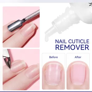 Professioneller Nagelhautentferner mit Vorher-Nachher-Effekt für gepflegte Fingernägel