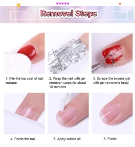 Comprehensive 6-step professional guide for removing gel nail polish effectively at home
