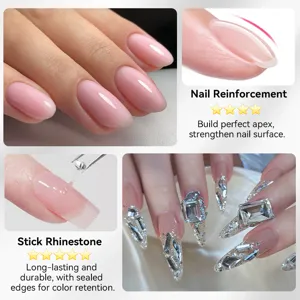 BORN PRETTY 5-in-1 multi-functional nail gel for reinforcement and rhinestone glue