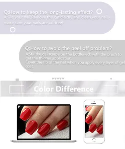 Detaillierte Anleitung für langanhaltendes rotes Nagelschnitzgel auf digitalen Bildschirmen