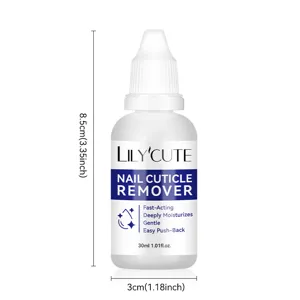 LILY'CUTE Professioneller Nagelhautentferner 30ml, schnell wirkend mit genauen Maßangaben