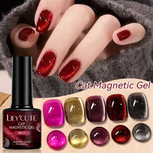 Kattenoog Magnetische Nagel Gellak Glitter Soak Off UV LED Nagellak Voor Professionele Salon DIY Manicure Nagelkunst Decoratie
