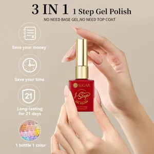Vernis à ongles gel 1-étape UR SUGAR 3-en-1 UV LED pour une manucure longue durée