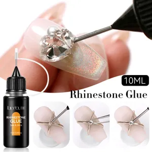 LILY'CUTE colle professionnelle 10ml pour strass, décoration d'art d'ongles 3D et scellage