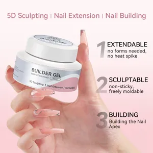Born Pretty non-stick solid builder gel for 5D sculpting and professional nail extension