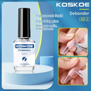 KOSKOE professioneller Nagelkleberentferner für künstliche Nägel und Strasssteine 10ml