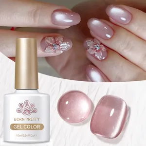 Detaillierte Ansicht von BORN PRETTY Katzenaugen-Gel-Nagellack mit 3D-Blumendesign