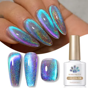 Laser Katzenauge Gel Nagellack Holographischer Magnetischer Nagellack Glasperlen Effekt Maniküre Dekoration Für Frauen DIY
