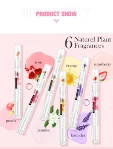 Set di 6 penne olio per cuticole BORN PRETTY con fragranze naturali per cura unghie