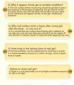 Professional nail gel FAQ and storage guide for long-lasting manicure results