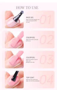 Comprehensive step-by-step guide for applying pink nail gel polish for long-lasting results