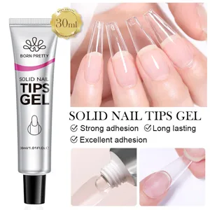 BORN PRETTY 30ml solid nail tips gel tube for strong adhesion and long-lasting wear