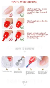 Stapsgewijze handleiding voor het aanbrengen en verwijderen van BORN PRETTY nagelgel