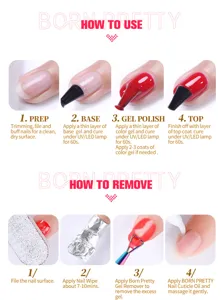 Guida dettagliata passo dopo passo per l'applicazione dello smalto gel BORN PRETTY.