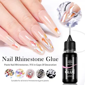 BORN PRETTY 10ml nagel rhinestone lijm met precisienaald voor edelstenen en juwelen