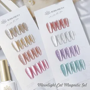 Magnetischer Moonlight Cat Eye Nagellack mit schimmerndem Finish für professionelle Maniküre