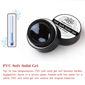 Born Pretty klares PVC-Soft-Solid-Gel für DIY-Nagelkunst und 3D-Blumendesigns