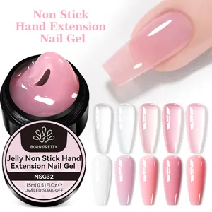 Gel per unghie BORN PRETTY 15ml Jelly Non Stick Hand Extension con vari campioni colore