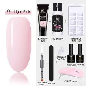Née Jolie Κιτ Poly Gel Νυχιών SUNmini UV LED Λάμπα Για Επέκταση Νυχιών Επαγγελματικά Εργαλεία Μανικιούρ DIY Συλλογή Ρητίνης Γυναίκες