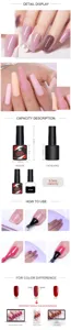 Comprehensive guide for Nee Jolie nail polish including usage steps and size details.