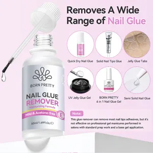 Dissolvant de colle à ongles BORN PRETTY efficace sur divers types d'adhésifs