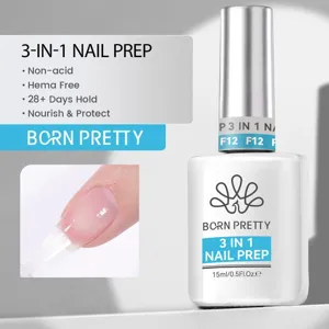 BORN PRETTY 3-σε-1 τζελ προετοιμασίας νυχιών με φόρμουλα μακράς διαρκείας.