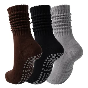 Thick non-slip yoga socks for women, professional Pilates sports cotton socks