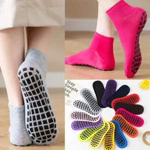 Professionelle rutschfeste Trampolinsocken mit Silikongriffen für Yoga und Zuhause