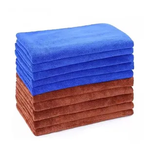 Toalla De Lavado De Coche De Microfibra Engrosada Super Absorbente Sin Pelusas Paño De Limpieza Para Detalles Interiores Auto