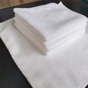 10-pack of white absorbent microfiber kitchen cleaning towels