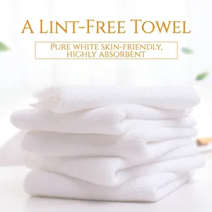 White Disposable Microfiber Bath Towels Absorbent Soft Quick Dry Bath Towel For Hotel Guesthouse Salon Spa Beauty Massage Shower