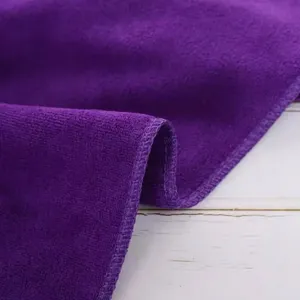 Premium purple microfiber cleaning cloth absorbent lint-free for kitchen and car detailing use