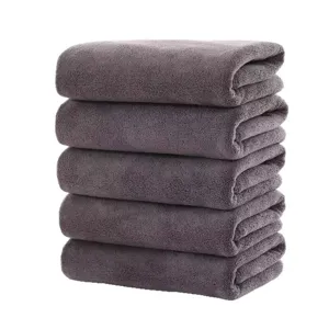Thick absorbent microfiber cleaning towels lint-free for household and car wash