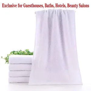 Disposable White Towel Hotel Spa Salon Absorbent Soft Polyester Cotton Face Hand Towel For Guest Bathroom Cleaning