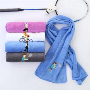 Schnelltrocknendes Sporttuch Fitness Schweißabsorption Laufen Fitnessstudio Yoga Handtuch Set
