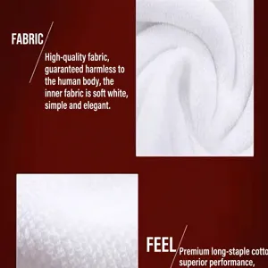 Premium white hotel towel made of high-quality long-staple cotton with soft texture