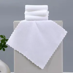 Weißes Baumwollquadrat kleiner Handtuch für Hotel Restaurant Backen saugfähiges Tuch