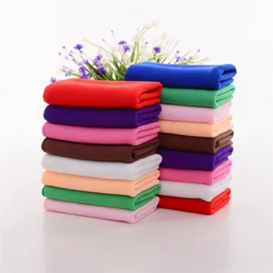 Multi-colored soft microfiber cleaning towels perfect for car washing and home use