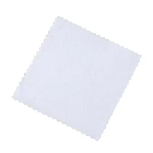 Panno di pulizia quadrato bianco in microfibra per hotel e ristoranti
