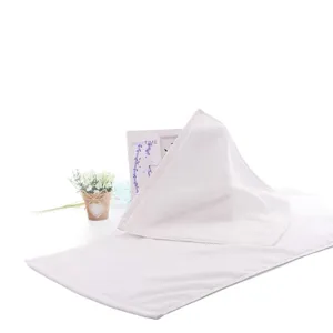 Premium pure white thickened cotton hand towel for professional hotels and home kitchens