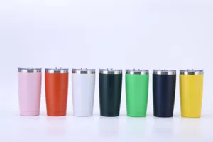 Θερμός αυτοκινήτου 20oz από ανοξείδωτο ατσάλι σε επτά ζωντανά χρώματα για επιλογή