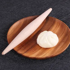 Mattarello in Legno di Faggio per Cottura Design Conico Senza Vernice Senza Cera Rullo per Pasta Gnocchi Strumento da Cucina